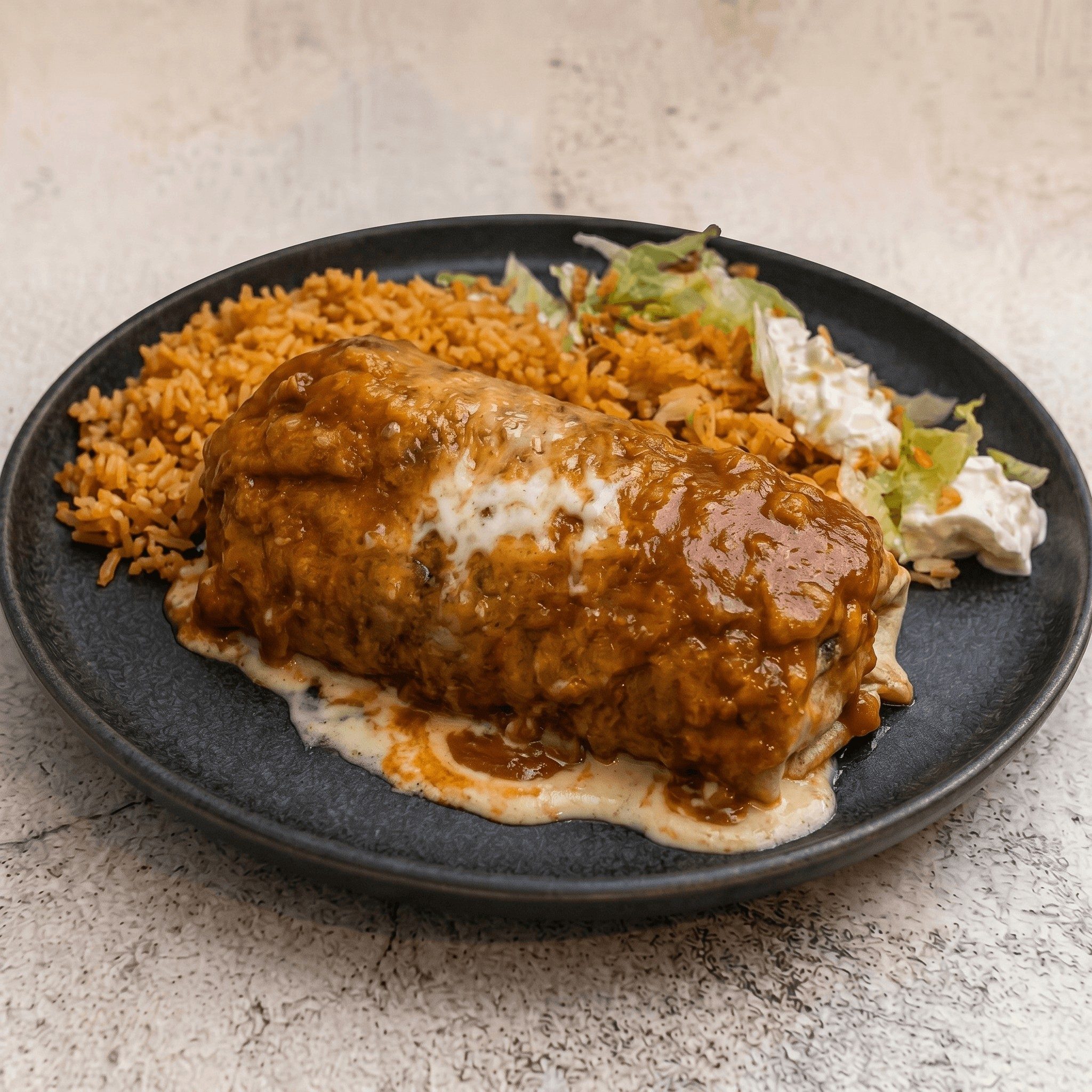 Chimichangas.