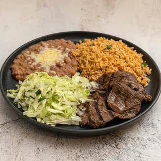 Carne Asada Con Papa's