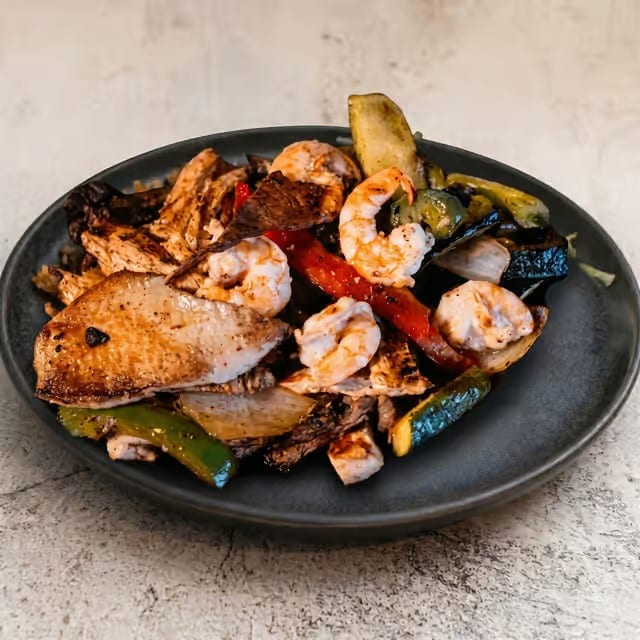 Fish Fajitas.