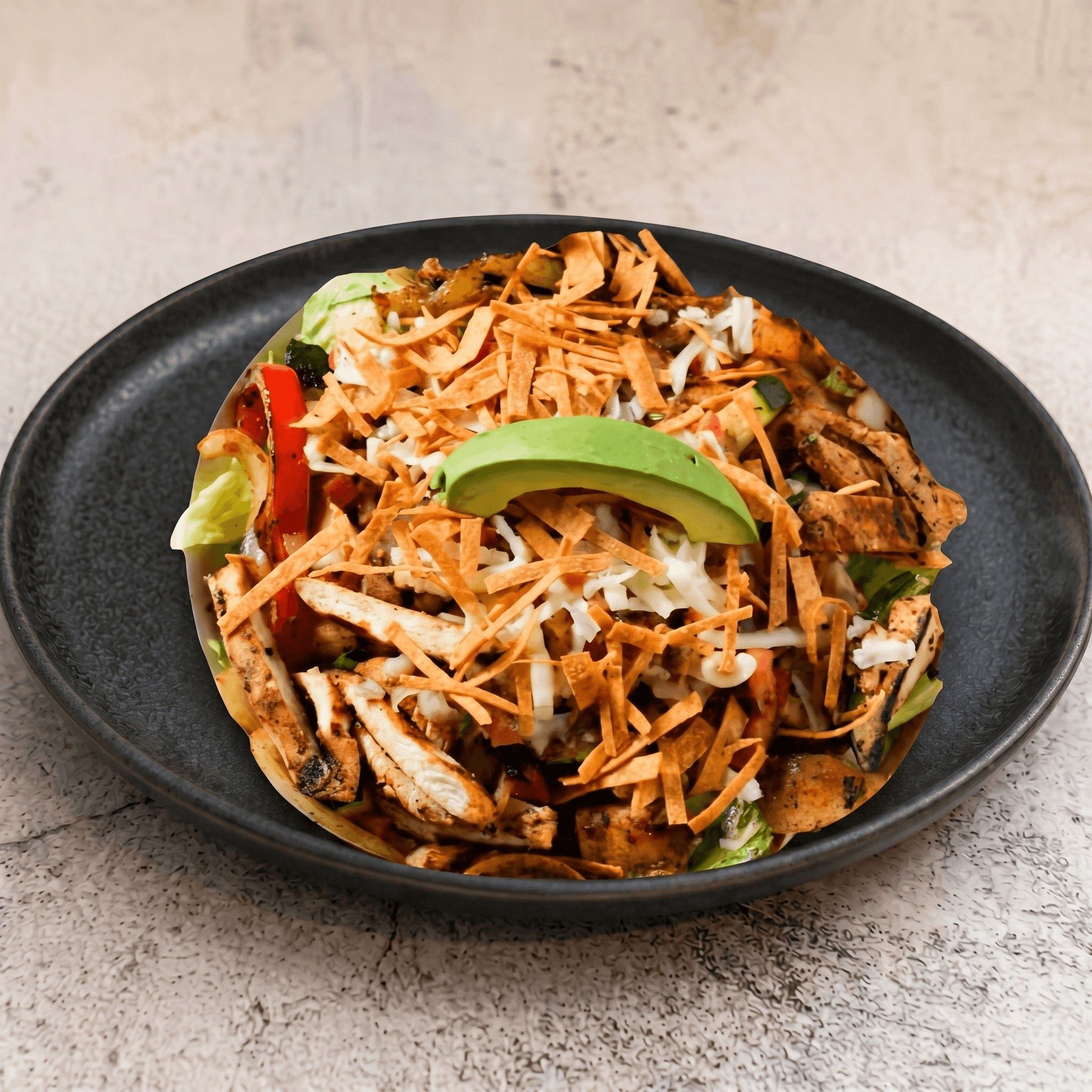 Warm Fajita Salad.